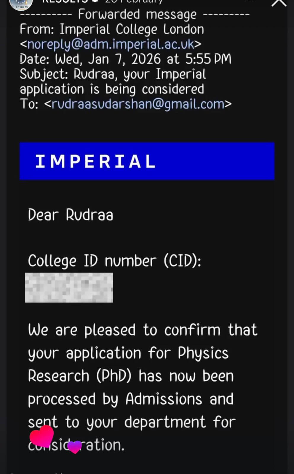 imperial offer