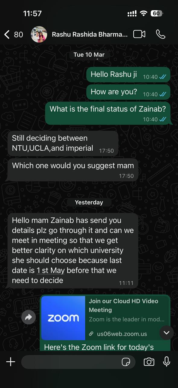WhatsApp Proof